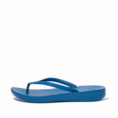 Fitflop Iqushion Ergonomic - Flip Flops Damen - Blau (AJY853179)